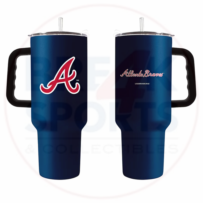 Atlanta Braves 40oz. Powder Coat Travel Tumbler