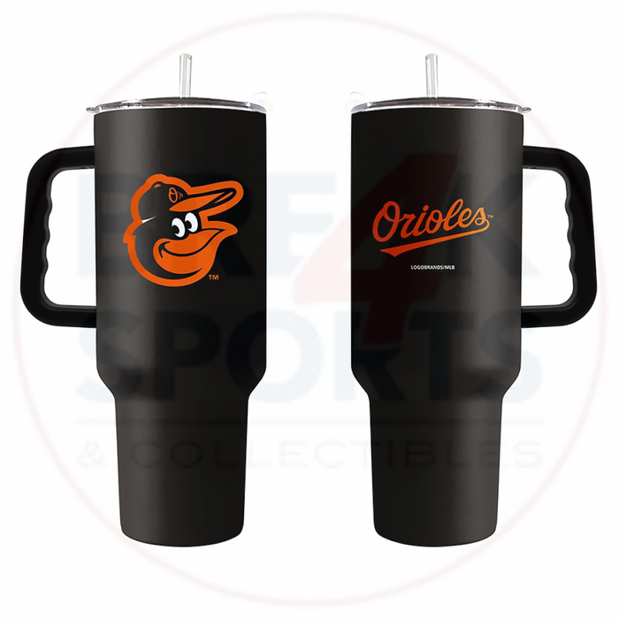 Baltimore Orioles 40oz. Powder Coat Travel Tumbler