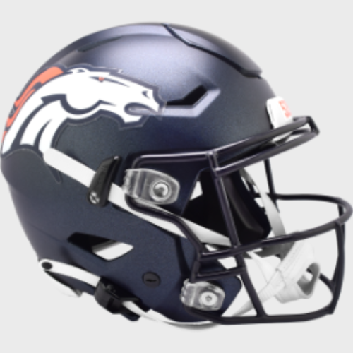Denver Broncos Full Size Authentic SpeedFlex Football Helmet 2024 Primary - NFL
