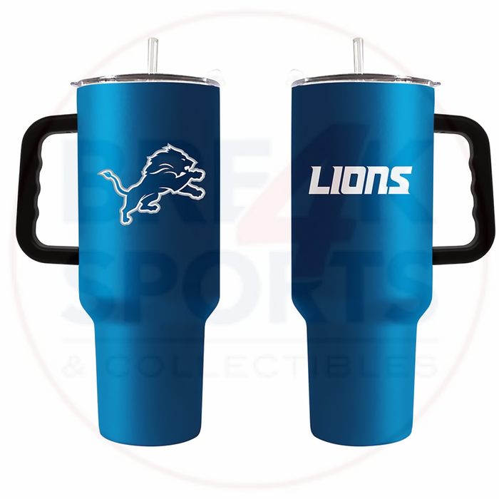 Detroit Lions 40oz. Powder Coat Travel Tumbler