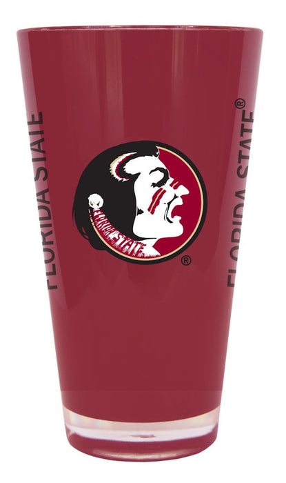 Florida State Seminoles Glass 20oz Pint Plastic Insulated