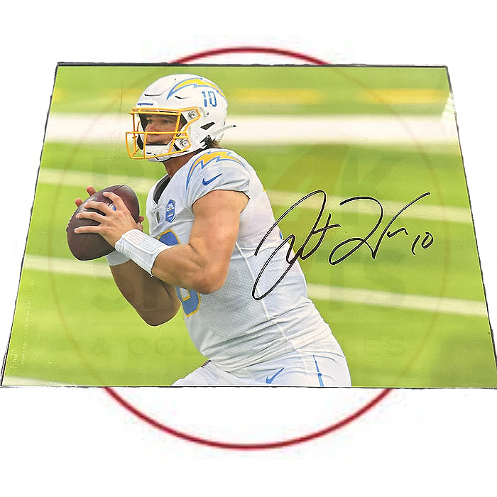 Justin Herbert #10 Los Angeles Chargers Autographed Signed Horizontal 8x10 Photo W/ COA