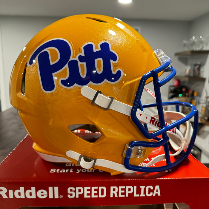 Pittsburgh Panthers Full Size Speed Replica Football Helmet - NCAA