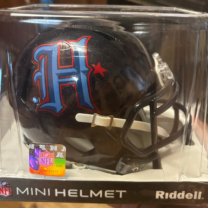 Houston Texans NFL Mini Speed Football Helmet 2024 On-Field Alternate