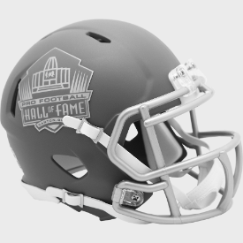 Hall of Fame NFL Mini Speed Football Helmet SLATE