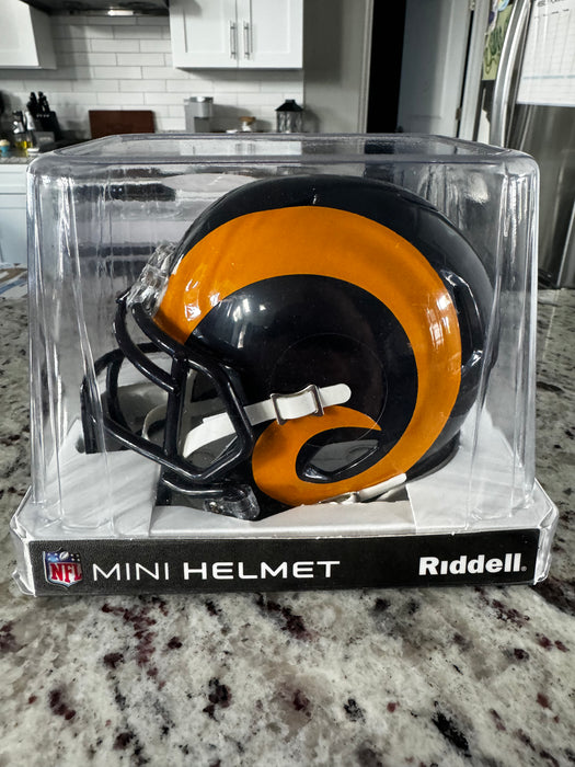 St Louis Rams 1981 to 1999 Riddell Mini Speed Throwback Helmet - NFL