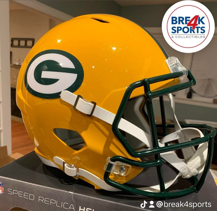 Green Bay Packers Full Size Speed Replica Football Helmet - NFL