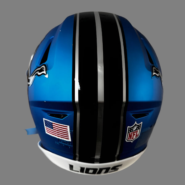 Detroit Lions Full Size Authentic SpeedFlex Football Helmet 2024 On-Field Alternate - NFL