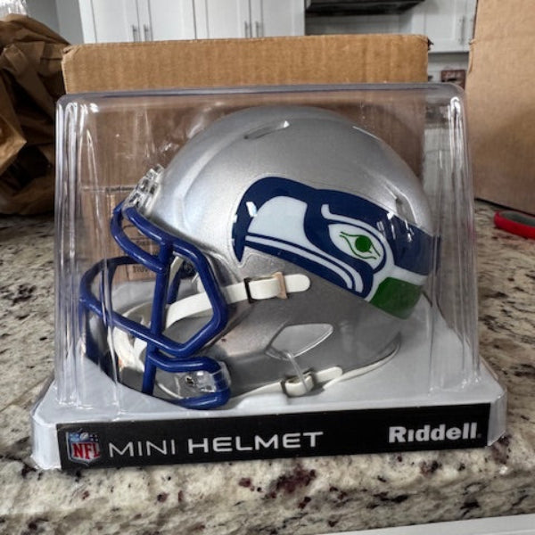 Seattle Seahawks 1983 to 2001 Riddell Mini Speed Throwback Helmet - NFL