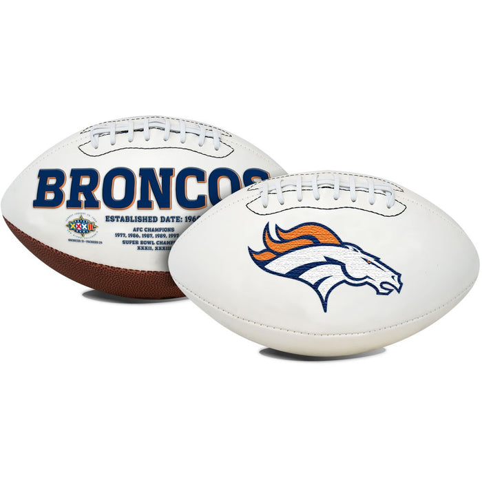 Denver Broncos Signature Series Football