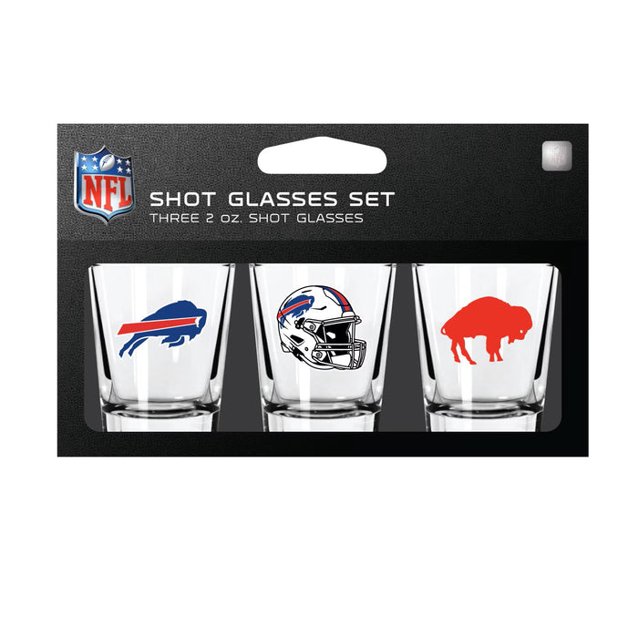 Buffalo Bills 3pc Shot Glass Set (2) Pack