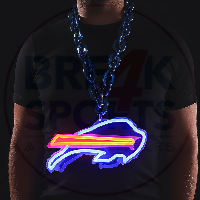 Buffalo Bills 10" Neon Light Up Big Logo Fan Chain