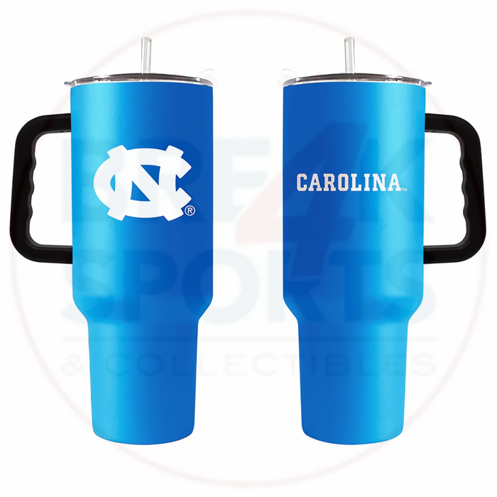 North Carolina Tar Heels 40oz. Powder Coat Travel Tumbler