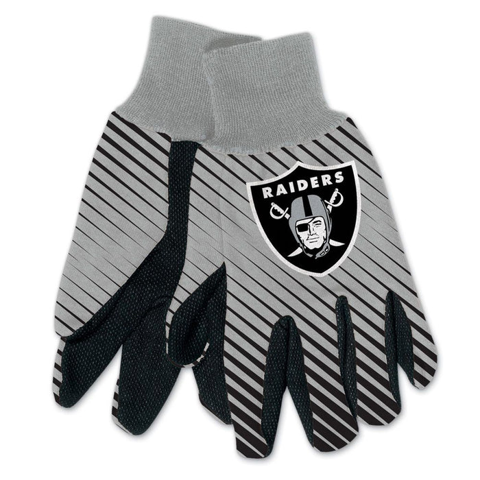 Las Vegas Raiders Two Tone Adult Size Gloves