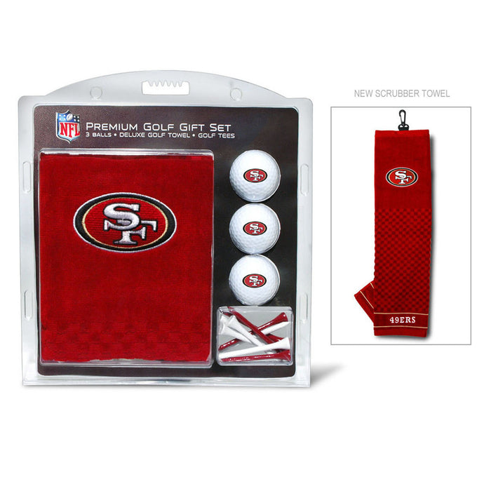 San Francisco 49ers Golf Gift Set with Embroidered Towel