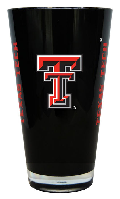 Texas Tech Red Raiders Glass 20oz Pint Plastic Insulated