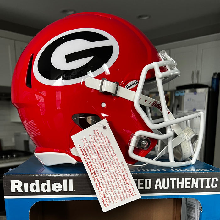 Georgia Bulldogs Full Size Authentic Speed Football Helmet- NCAA