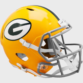 Green Bay Packers Riddell 2021 Season Throwback Logo Speed