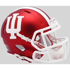 Indiana Hoosiers NCAA Mini Speed Football Helmet Anodized Crimson - NCAA