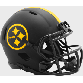 PITTSBURGH STEELERS RIDDELL WHITE LUNAR ECLIPSE MINI HELMET – Sports Images  & More LLC