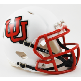 Utah Utes NCAA Mini Speed Football Helmet Interlocking UU - NCAA